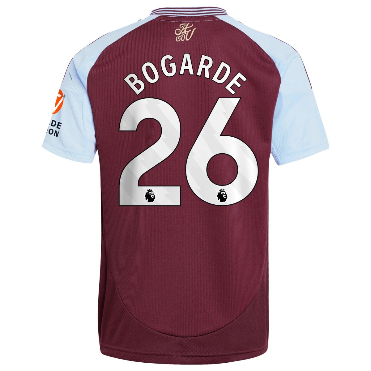 aston villa adidas home shirt 2024-25 with bogarde 26 printing Collection | Official Aston Villa Jerseys for Fans