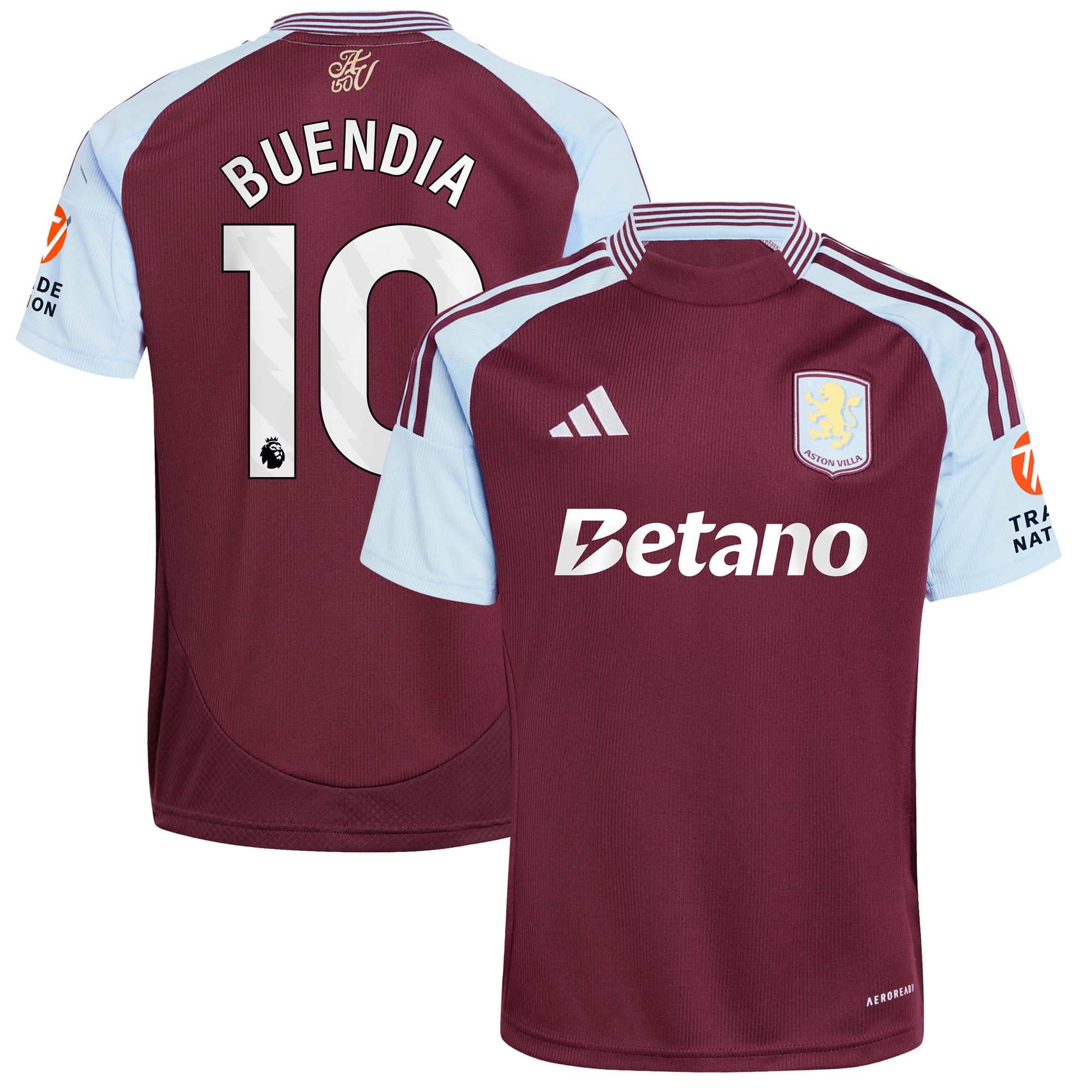 aston villa adidas home shirt 2024-25 with buendia 10 printing Collection | Official Aston Villa Jerseys for Fans