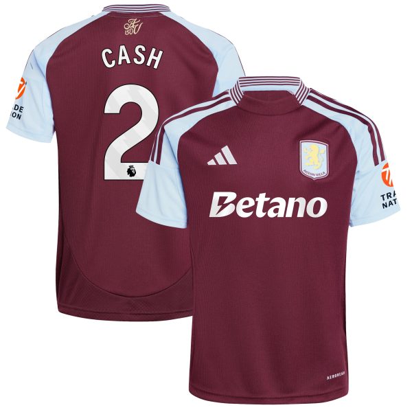 aston villa adidas home shirt 2024-25 with cash 2 printing Collection | Official Aston Villa Jerseys for Fans