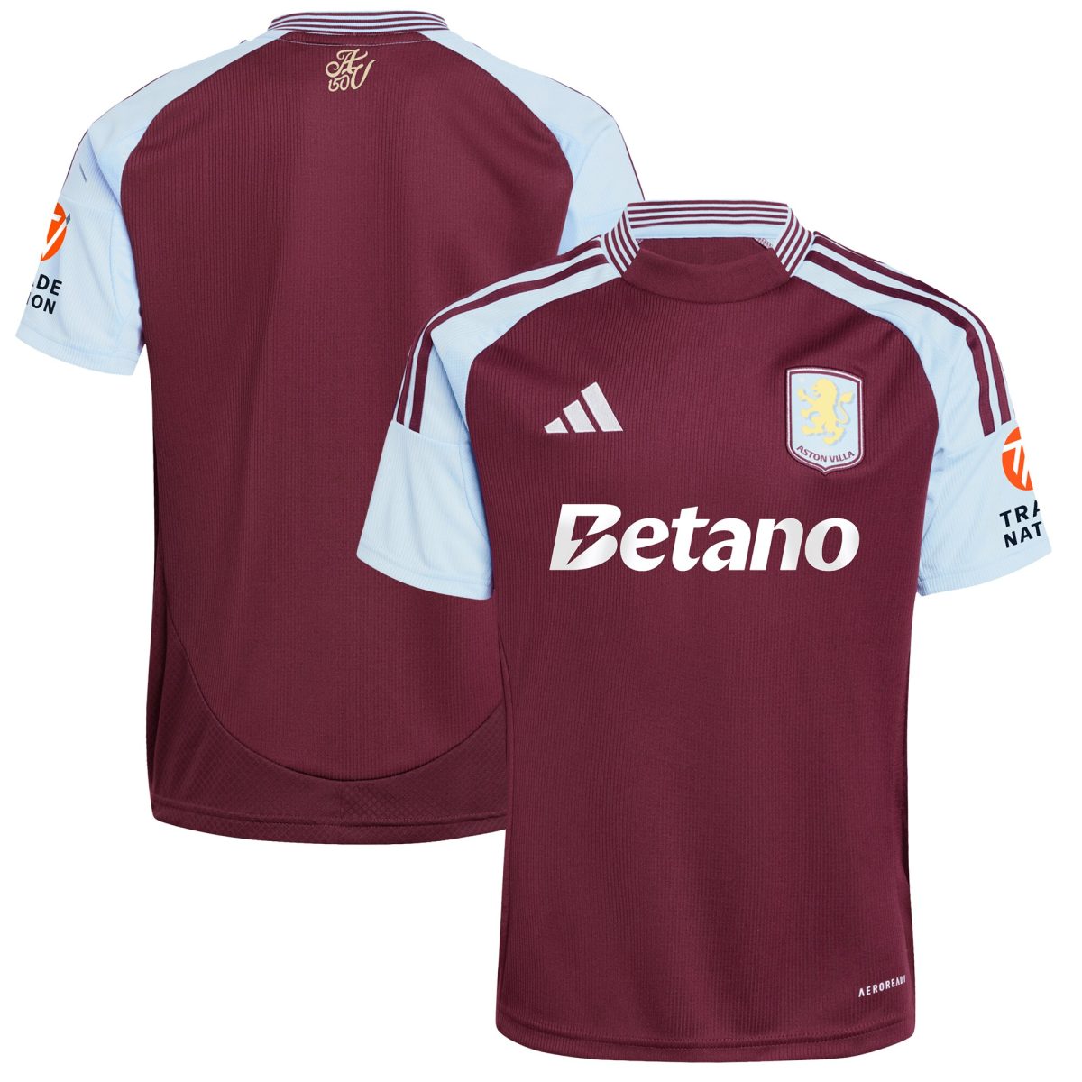 aston villa adidas home shirt 2024-25 with custom printing Collection | Official Aston Villa Jerseys for Fans