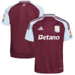 aston villa adidas home shirt 2024-25 with custom printing Collection | Official Aston Villa Jerseys for Fans