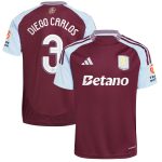 aston villa adidas home shirt 2024-25 with diego carlos 3 cup printing Collection | Official Aston Villa Jerseys for Fans