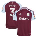 aston villa adidas home shirt 2024-25 with disasi 3 printing Collection | Official Aston Villa Jerseys for Fans