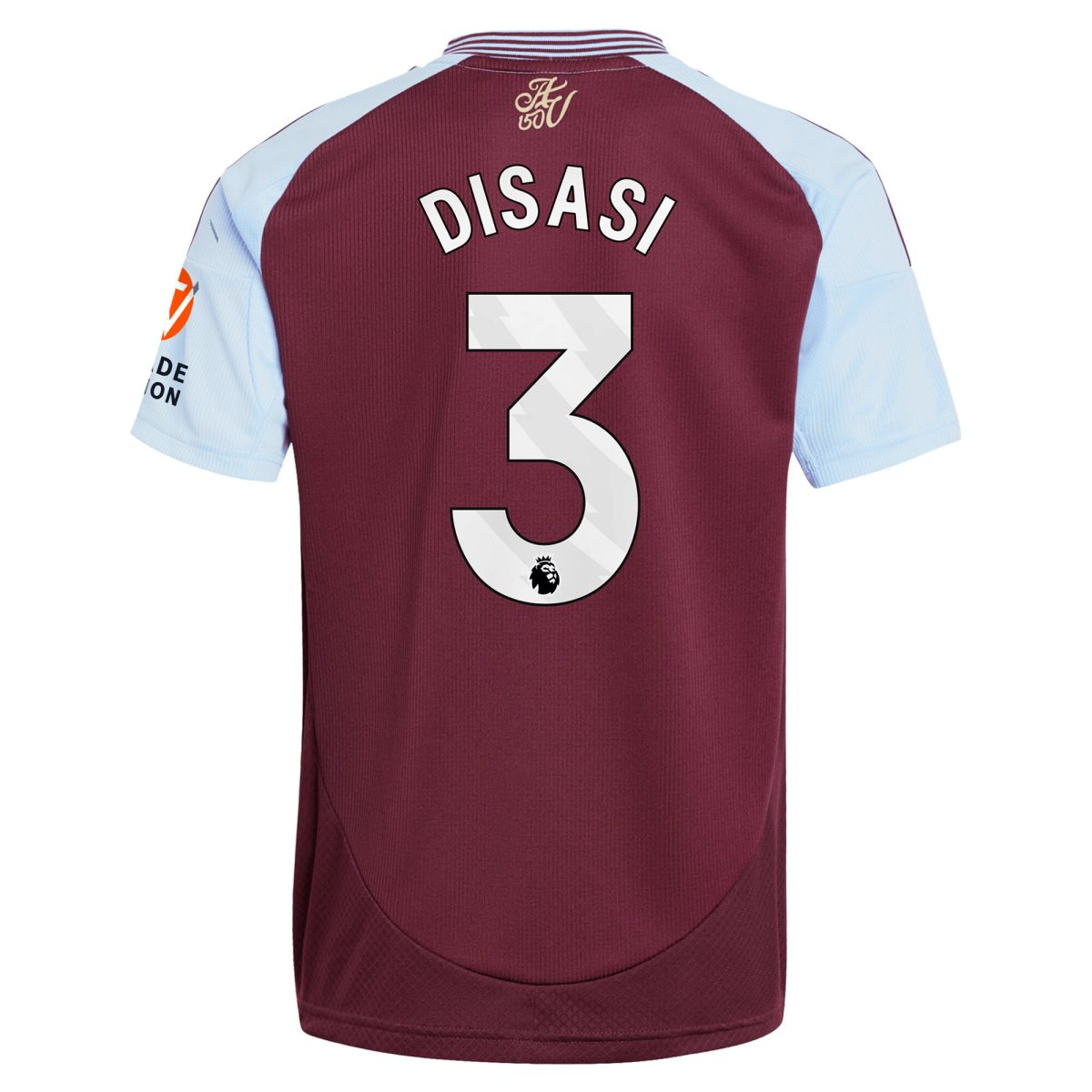 aston villa adidas home shirt 2024-25 with disasi 3 printing Collection | Official Aston Villa Jerseys for Fans