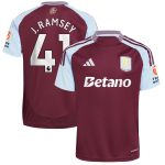 aston villa adidas home shirt 2024-25 with j. ramsey 41 printing Collection | Official Aston Villa Jerseys for Fans