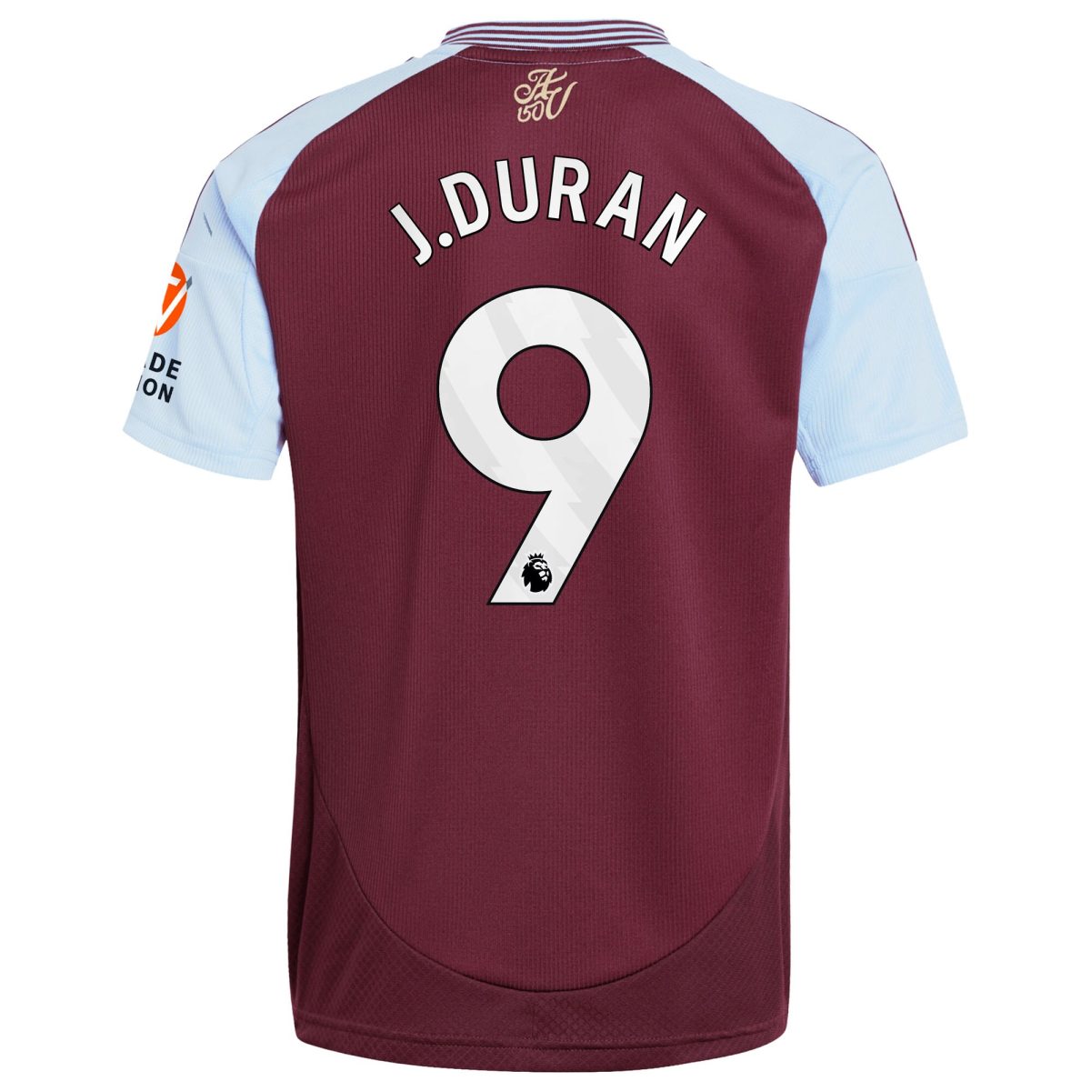 aston villa adidas home shirt 2024-25 with j.duran 9 printing Collection | Official Aston Villa Jerseys for Fans