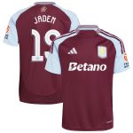 aston villa adidas home shirt 2024-25 with jaden 19 cup printing Collection | Official Aston Villa Jerseys for Fans