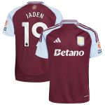 aston villa adidas home shirt 2024-25 with jaden 19 printing Collection | Official Aston Villa Jerseys for Fans