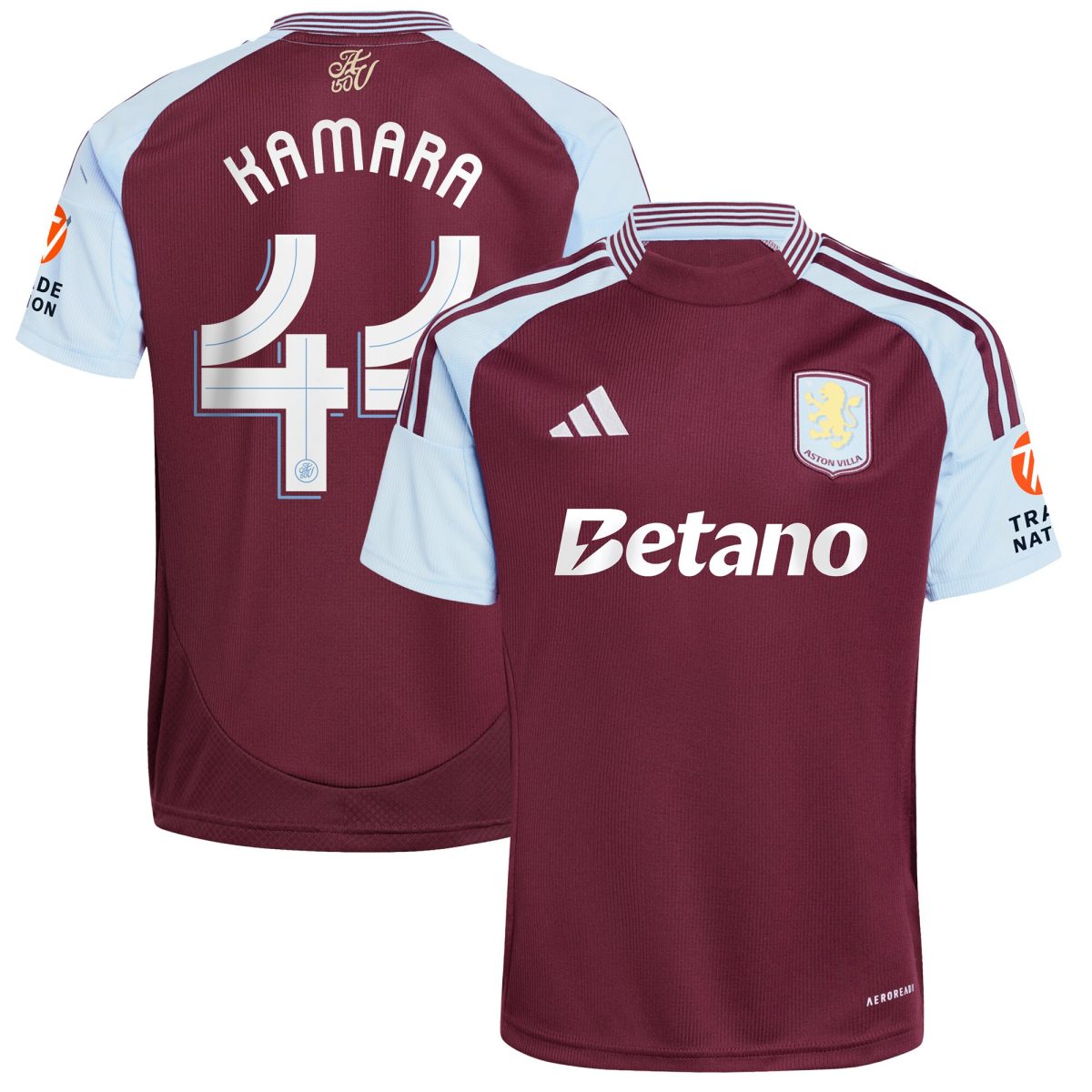 aston villa adidas home shirt 2024-25 with kamara 44 cup printing Collection | Official Aston Villa Jerseys for Fans