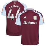 aston villa adidas home shirt 2024-25 with kamara 44 printing Collection | Official Aston Villa Jerseys for Fans
