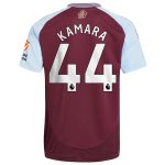 aston villa adidas home shirt 2024-25 with kamara 44 printing Collection | Official Aston Villa Jerseys for Fans