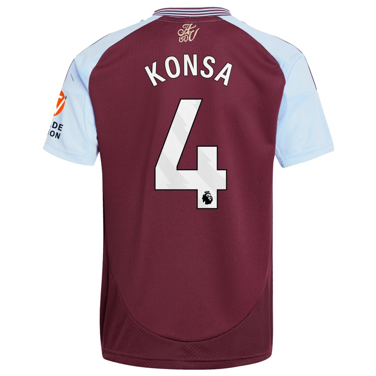 aston villa adidas home shirt 2024-25 with konsa 4 printing Collection | Official Aston Villa Jerseys for Fans