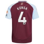 aston villa adidas home shirt 2024-25 with konsa 4 printing Collection | Official Aston Villa Jerseys for Fans