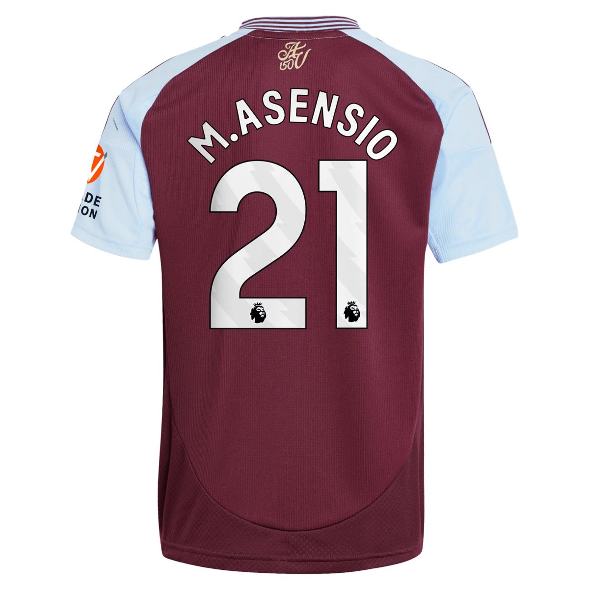 aston villa adidas home shirt 2024-25 with m.asensio 21 printing Collection | Official Aston Villa Jerseys for Fans