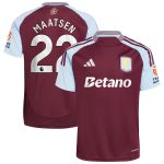 aston villa adidas home shirt 2024-25 with maatsen 22 printing Collection | Official Aston Villa Jerseys for Fans