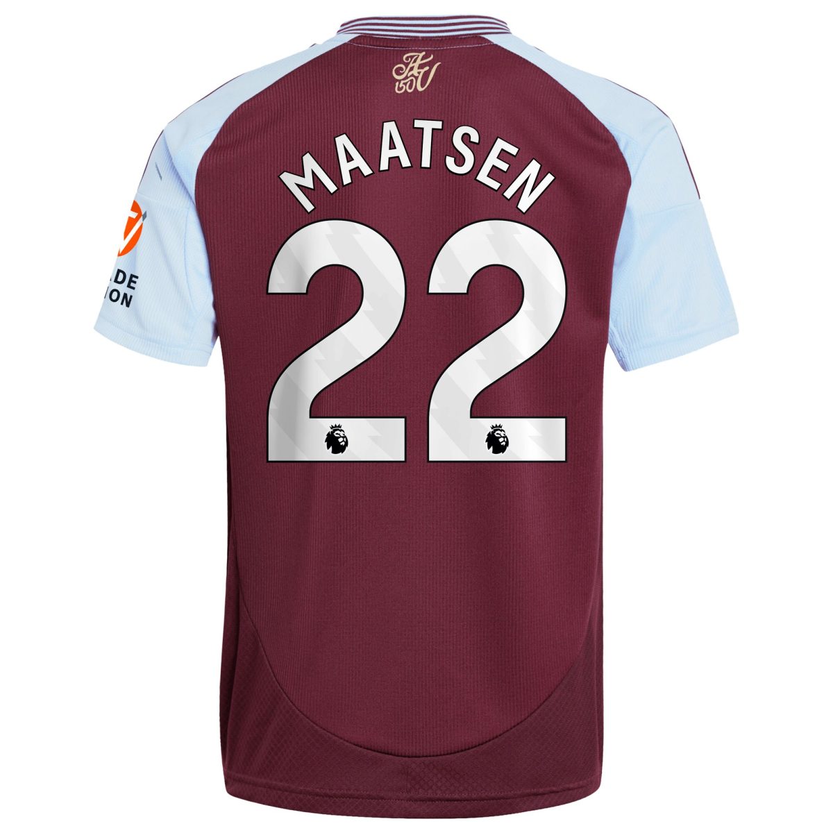 aston villa adidas home shirt 2024-25 with maatsen 22 printing Collection | Official Aston Villa Jerseys for Fans
