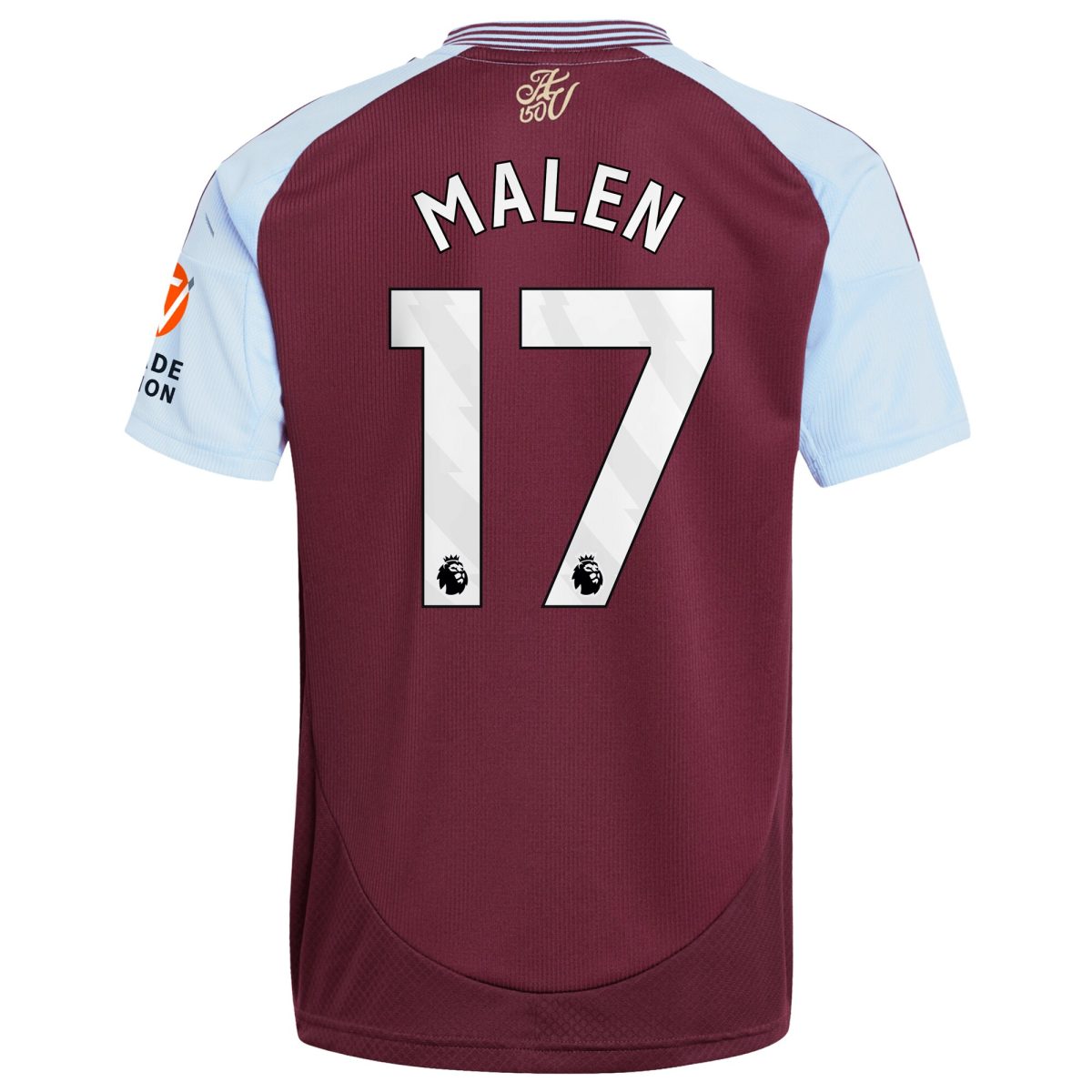 aston villa adidas home shirt 2024-25 with malen 17 printing Collection | Official Aston Villa Jerseys for Fans