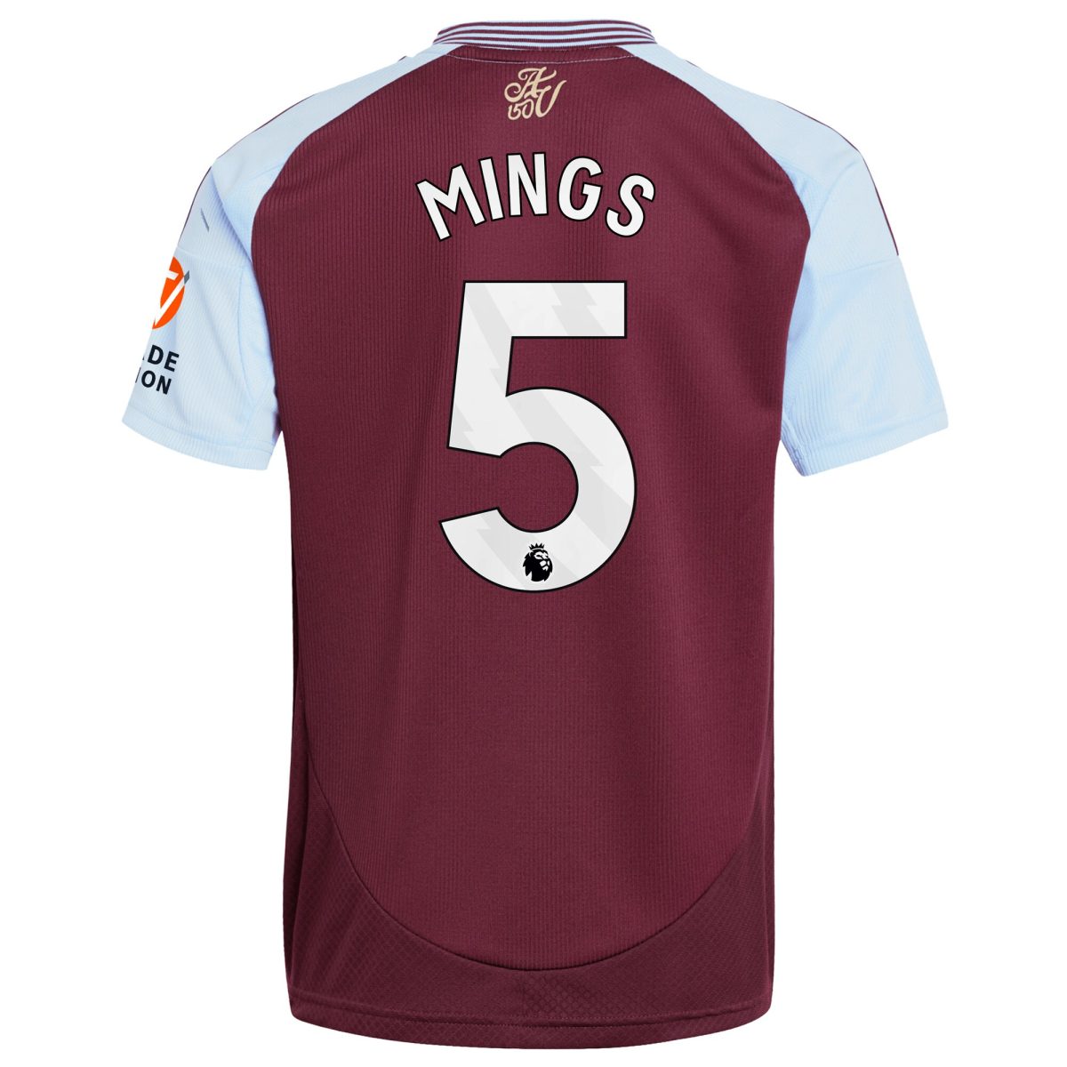 aston villa adidas home shirt 2024-25 with mings 5 printing Collection | Official Aston Villa Jerseys for Fans