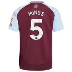 aston villa adidas home shirt 2024-25 with mings 5 printing Collection | Official Aston Villa Jerseys for Fans