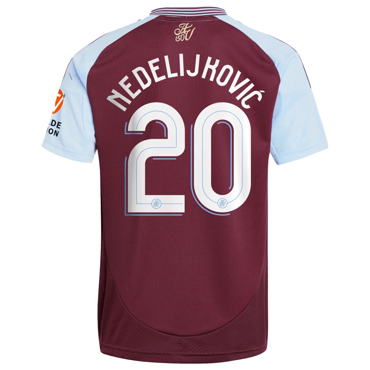 aston villa adidas home shirt 2024-25 with nedeljković 20 cup printing Collection | Official Aston Villa Jerseys for Fans