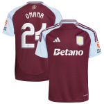 aston villa adidas home shirt 2024-25 with onana 24 cup printing Collection | Official Aston Villa Jerseys for Fans