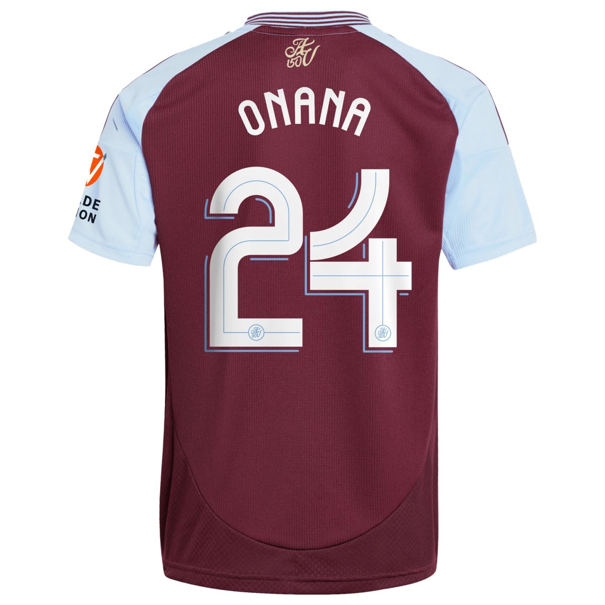 aston villa adidas home shirt 2024-25 with onana 24 cup printing Collection | Official Aston Villa Jerseys for Fans