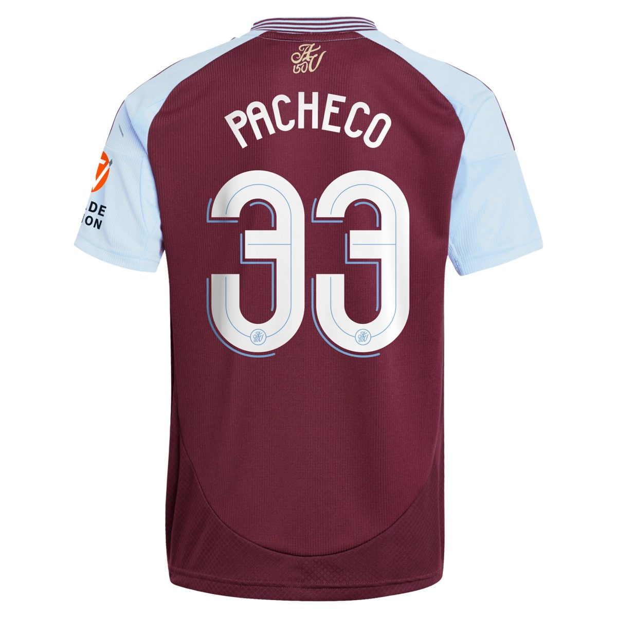 aston villa adidas home shirt 2024-25 with pacheco 33 cup printing Collection | Official Aston Villa Jerseys for Fans