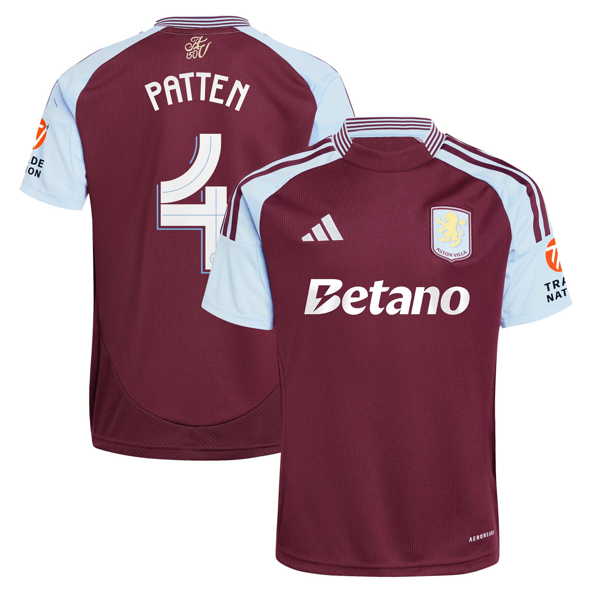 aston villa adidas home shirt 2024-25 with patten 4 cup printing Collection | Official Aston Villa Jerseys for Fans