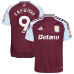 aston villa adidas home shirt 2024-25 with rashford 9 printing Collection | Official Aston Villa Jerseys for Fans
