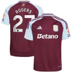 aston villa adidas home shirt 2024-25 with rogers 27 printing Collection | Official Aston Villa Jerseys for Fans