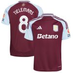 aston villa adidas home shirt 2024-25 with tielemans 8 cup printing Collection | Official Aston Villa Jerseys for Fans