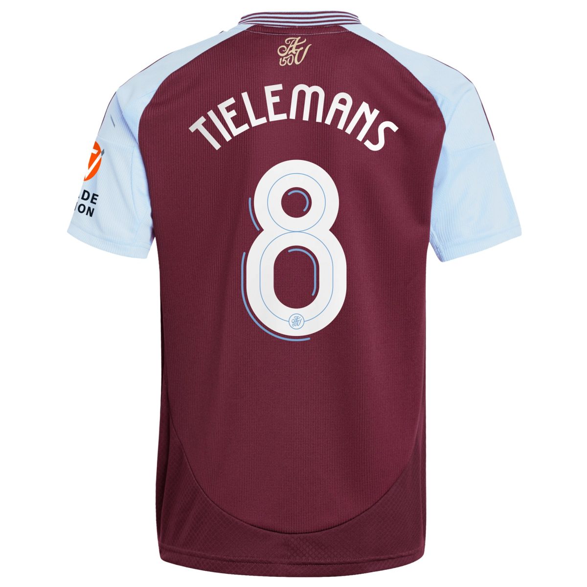 aston villa adidas home shirt 2024-25 with tielemans 8 cup printing Collection | Official Aston Villa Jerseys for Fans