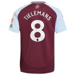 aston villa adidas home shirt 2024-25 with tielemans 8 printing Collection | Official Aston Villa Jerseys for Fans