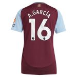aston villa adidas home shirt 2024-25 – womens with a.garcía 16 printing Collection | Official Aston Villa Jerseys for Fans