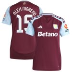 aston villa adidas home shirt 2024-25 – womens with alex moreno 15 cup printing Collection | Official Aston Villa Jerseys for Fans