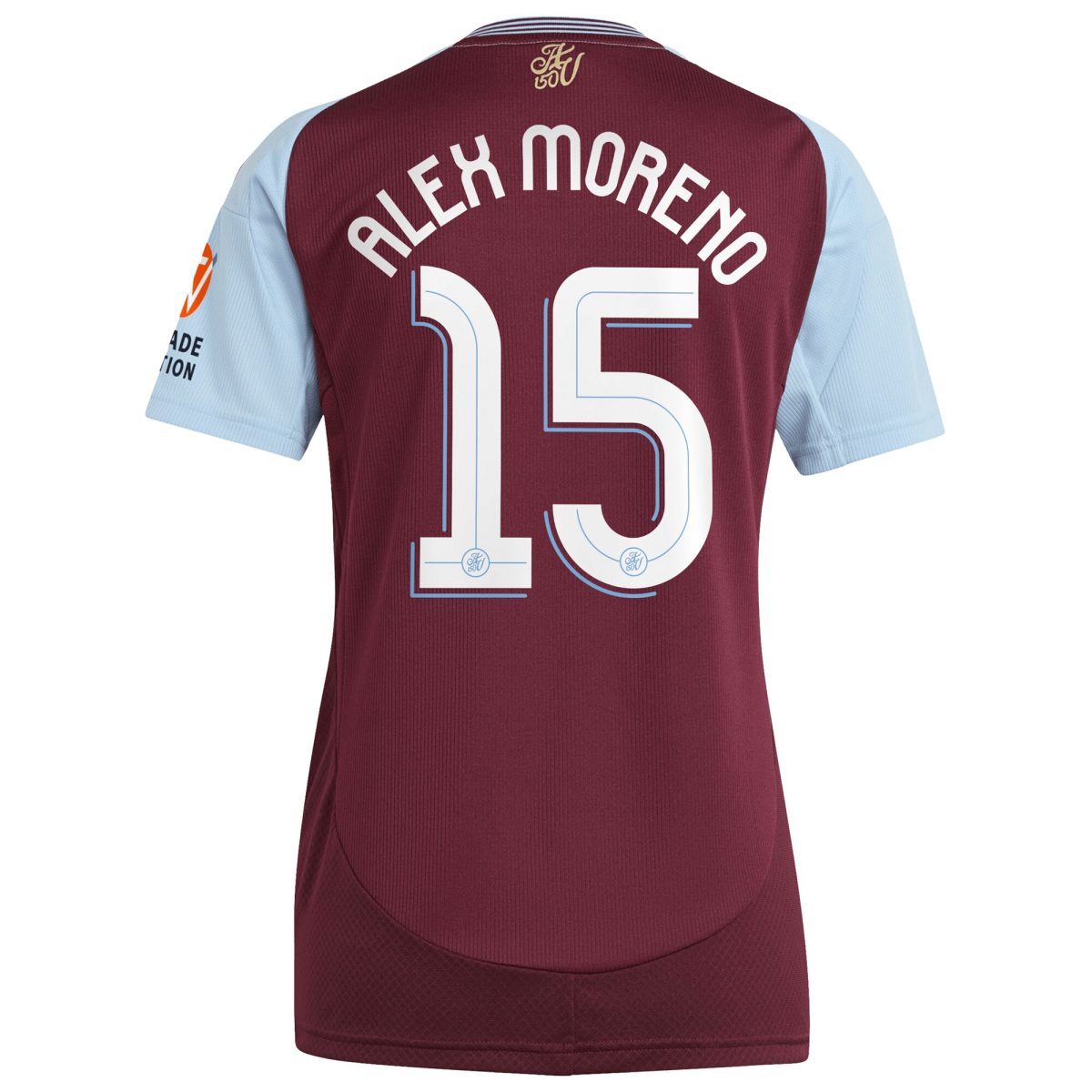 aston villa adidas home shirt 2024-25 – womens with alex moreno 15 cup printing Collection | Official Aston Villa Jerseys for Fans