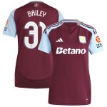 aston villa adidas home shirt 2024-25 – womens with bailey 31 cup printing Collection | Official Aston Villa Jerseys for Fans