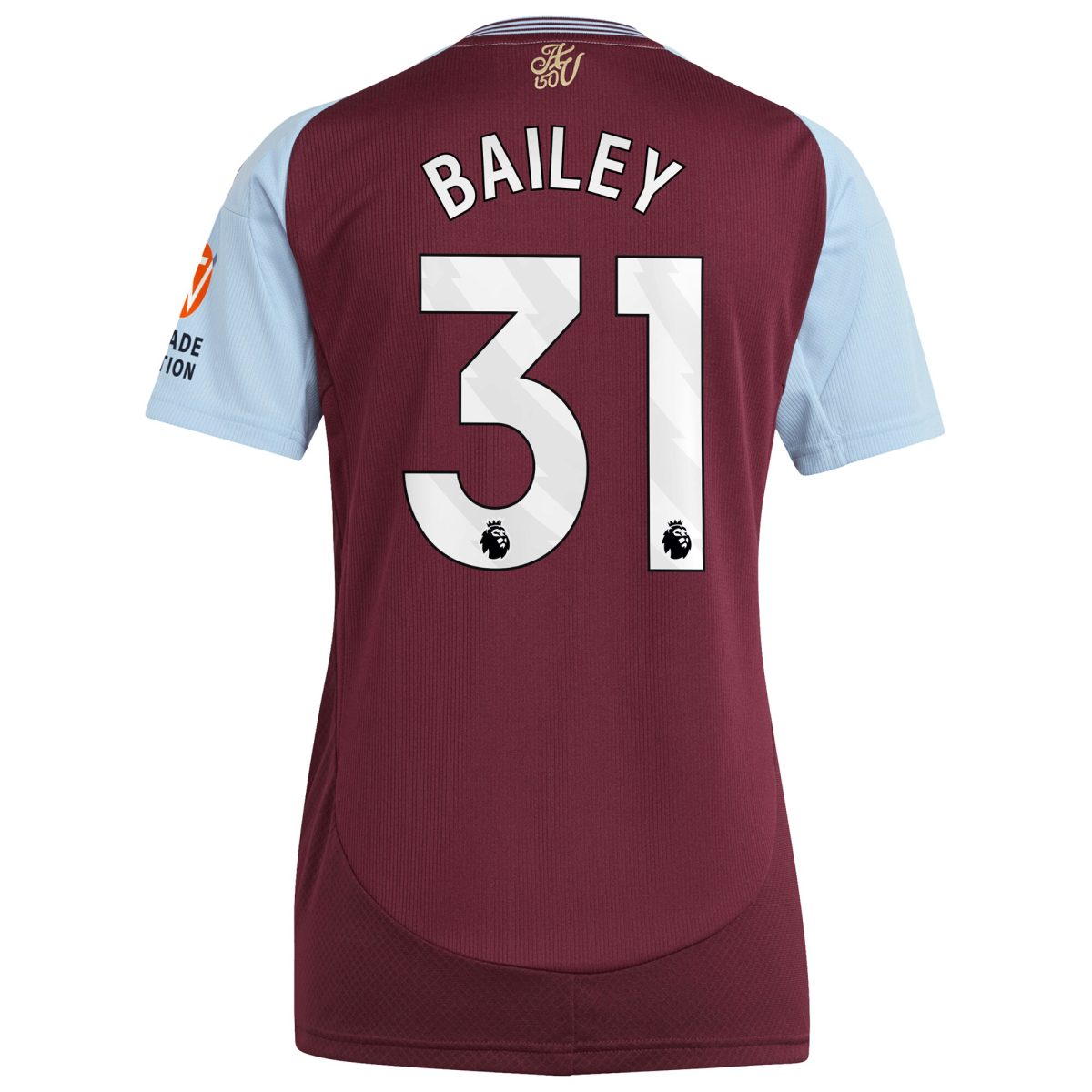 aston villa adidas home shirt 2024-25 – womens with bailey 31 printing Collection | Official Aston Villa Jerseys for Fans