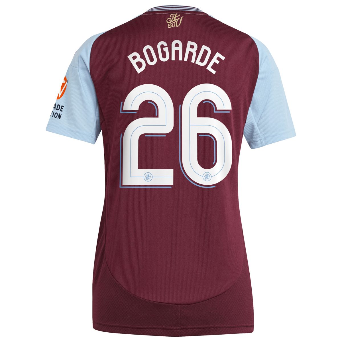 aston villa adidas home shirt 2024-25 – womens with bogarde 26 cup printing Collection | Official Aston Villa Jerseys for Fans
