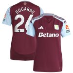 aston villa adidas home shirt 2024-25 – womens with bogarde 26 printing Collection | Official Aston Villa Jerseys for Fans