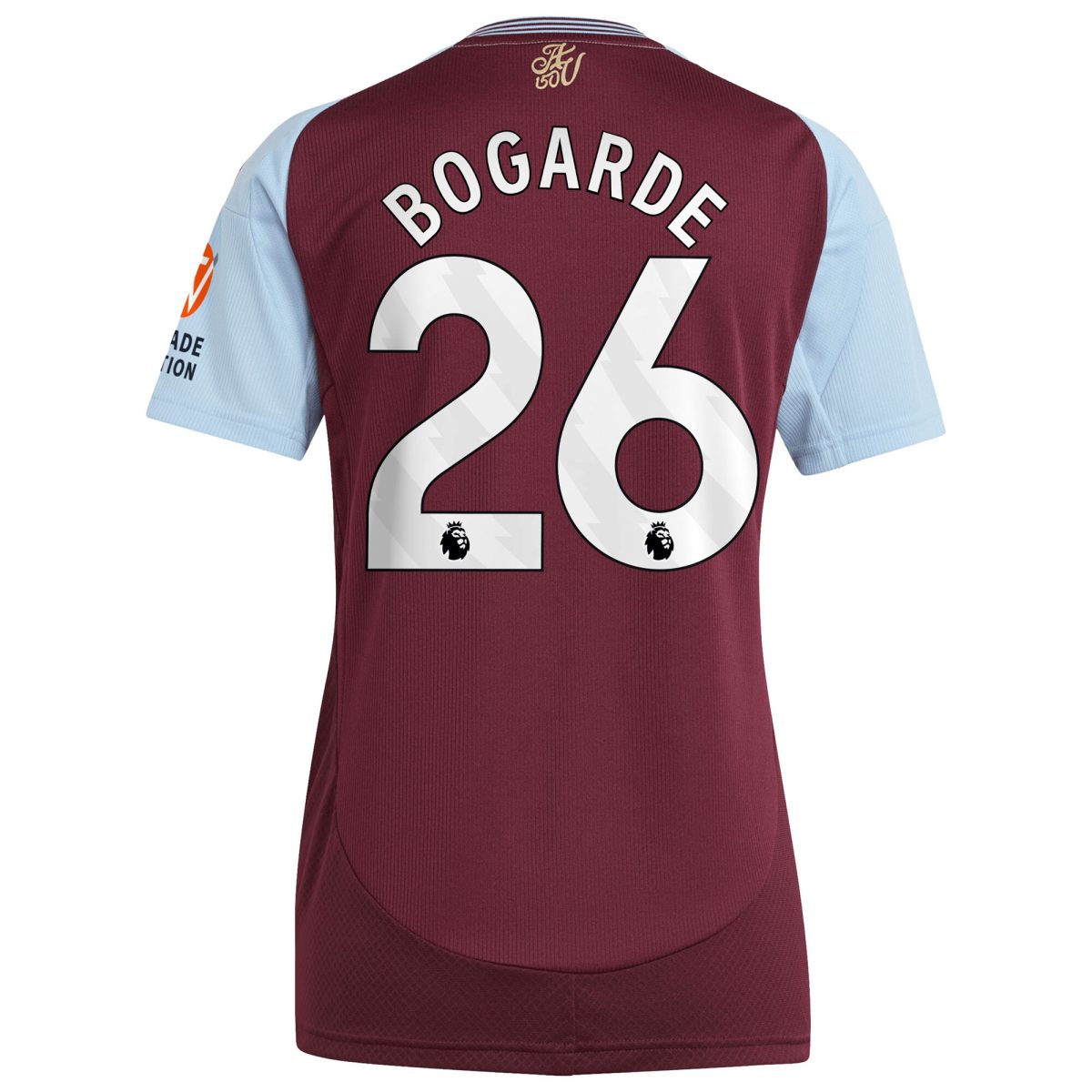 aston villa adidas home shirt 2024-25 – womens with bogarde 26 printing Collection | Official Aston Villa Jerseys for Fans