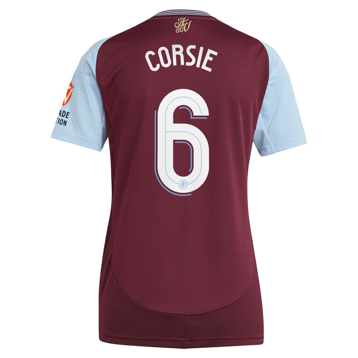 aston villa adidas home shirt 2024-25 – womens with corsie 6 cup printing Collection | Official Aston Villa Jerseys for Fans
