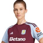 aston villa adidas home shirt 2024-25 – womens with custom printing Collection | Official Aston Villa Jerseys for Fans