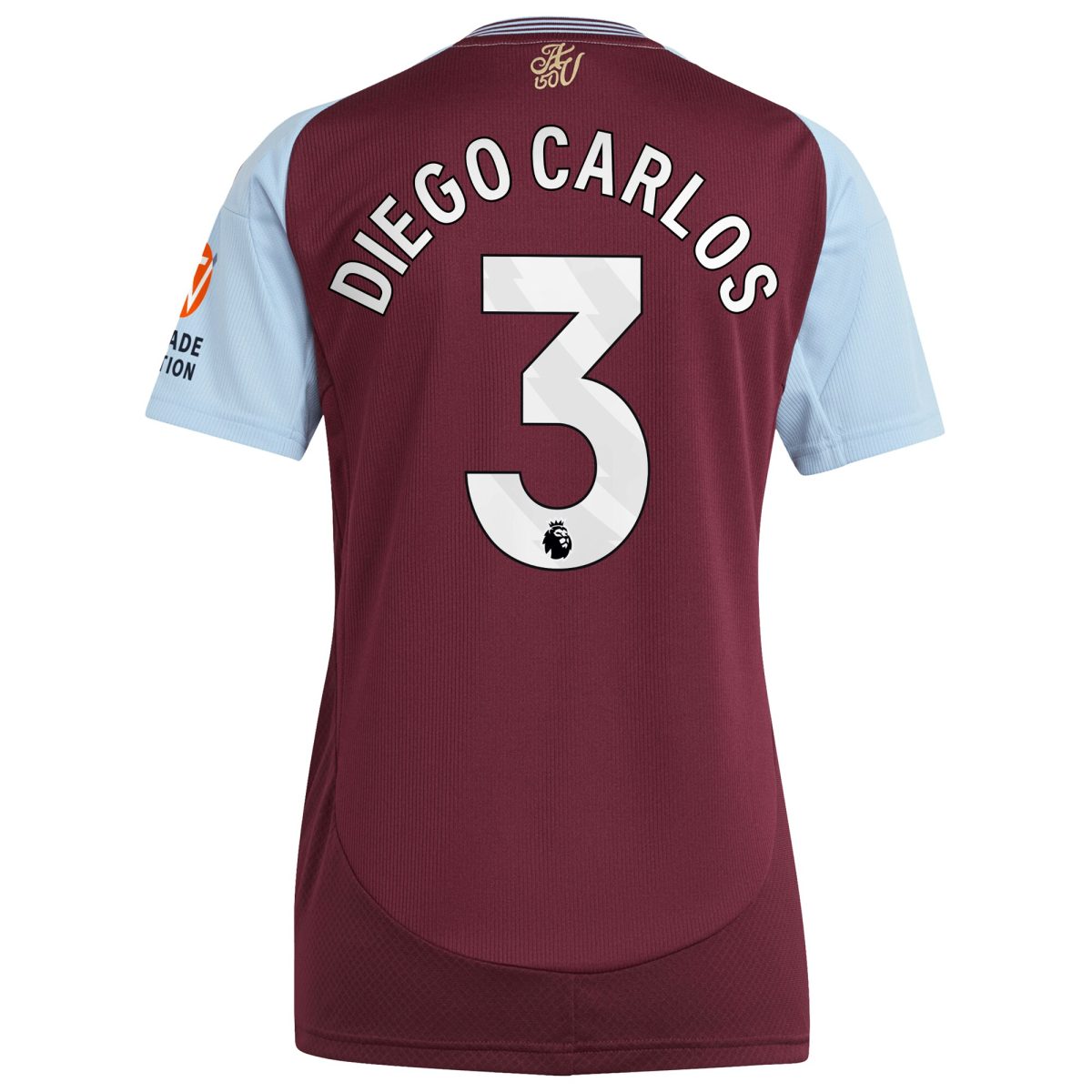 aston villa adidas home shirt 2024-25 – womens with diego carlos 3 printing Collection | Official Aston Villa Jerseys for Fans