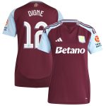 aston villa adidas home shirt 2024-25 – womens with digne 12 cup printing Collection | Official Aston Villa Jerseys for Fans