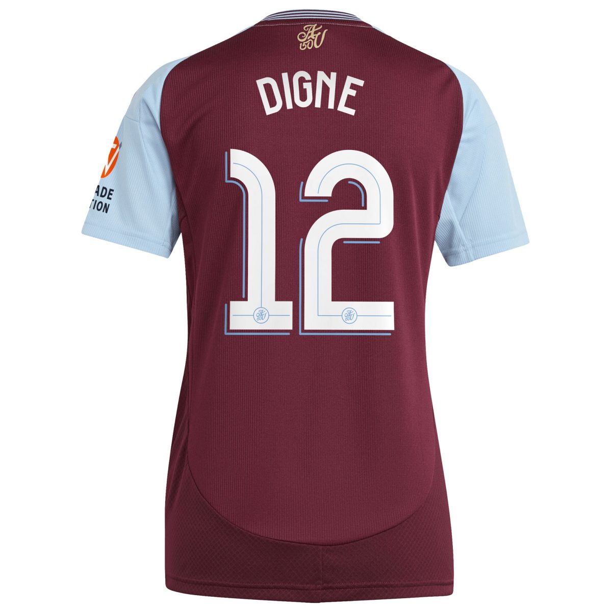 aston villa adidas home shirt 2024-25 – womens with digne 12 cup printing Collection | Official Aston Villa Jerseys for Fans