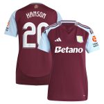 aston villa adidas home shirt 2024-25 – womens with hanson 20 cup printing Collection | Official Aston Villa Jerseys for Fans