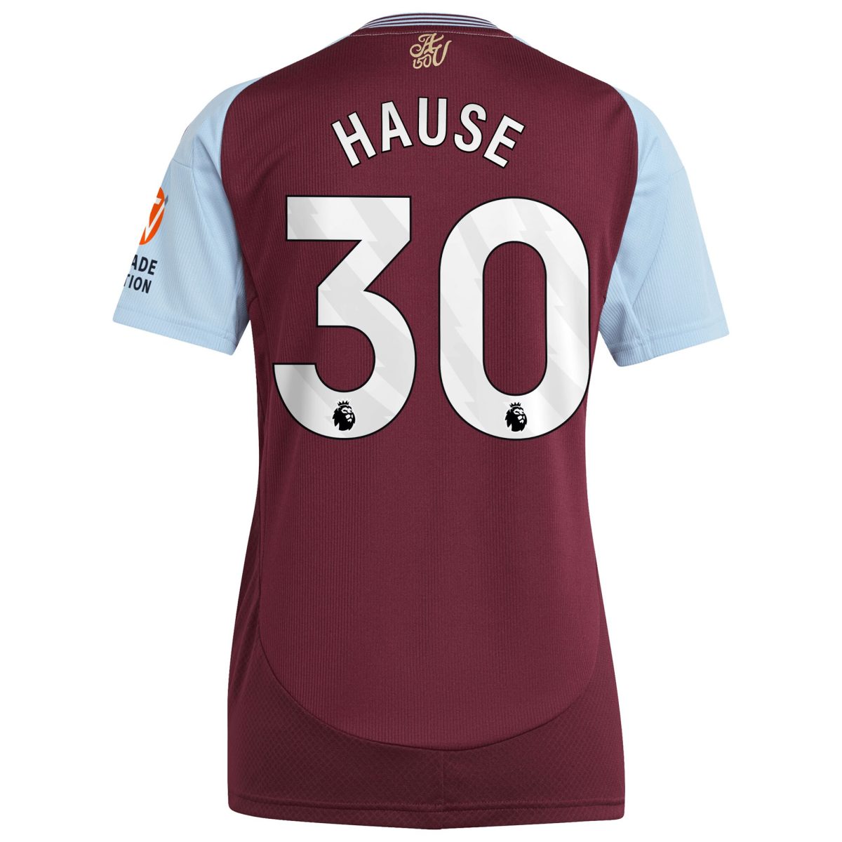 aston villa adidas home shirt 2024-25 – womens with hause 30 printing Collection | Official Aston Villa Jerseys for Fans