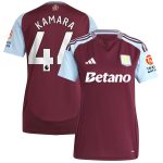 aston villa adidas home shirt 2024-25 – womens with kamara 44 printing Collection | Official Aston Villa Jerseys for Fans