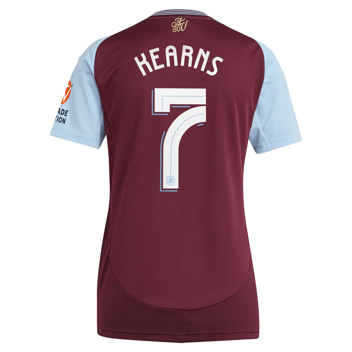 aston villa adidas home shirt 2024-25 – womens with kearns 7 cup printing Collection | Official Aston Villa Jerseys for Fans